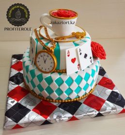 Вес 6 кг. Нижний ярус "Красный бархат", верхний ярус "Шоколадно-муссовый".