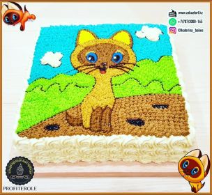 Вес 2,9 кг. Внутри "Молочная девочка с кремом Пломбир".