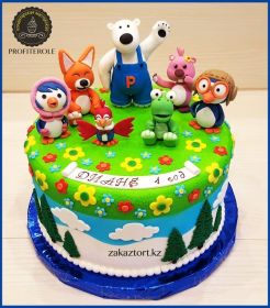 Вес 3,8 кг. Внутри "Молочный торт".