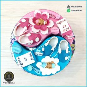 Вес 5,8 кг. Начинки: "Молочный торт" и "Шоколадный молочный торт".