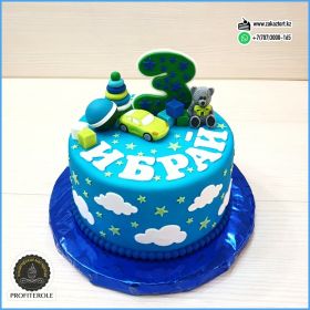 Вес 3 кг. Начинка "Шоколадно-вишнёвый".