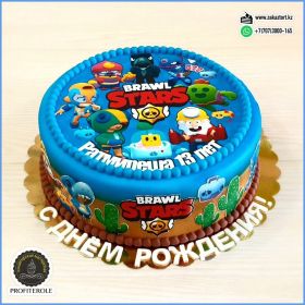 Вес 2,5 кг. Начинка "Медовик".