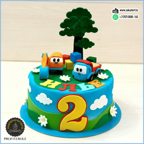 Вес 3,8 кг. Начинка "Творожно-клубничный"