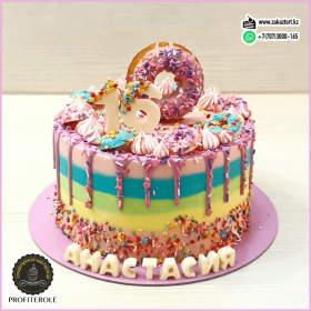 Вес 3 кг. Начинка "Чёрный лес"