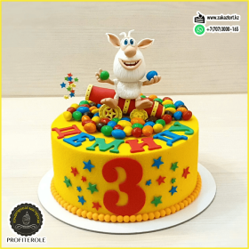 Вес 3,4 кг. Начинка "Сникерс"