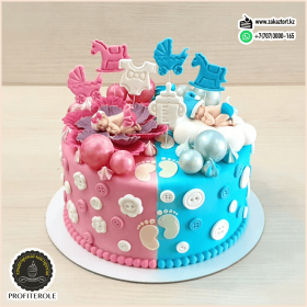 Вес 3,8 кг. Начинка "Сникерс"