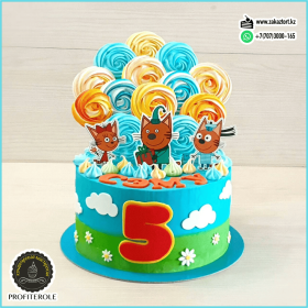 Вес 3 кг. Начинка "Молочный торт"