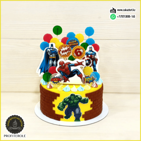 Вес 3,4 кг. Начинка "Сникерс"