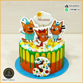 Вес 3,5 кг. Начинка "Сникерс"